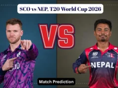 Predicción del partido SCO vs NEP, Copa del Mundo T20 2026: ¿Quién ganará el partido de hoy entre Escocia y Nepal?