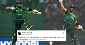 Los fanáticos se vuelven locos cuando Sahibzada Farhan hace historia con un siglo impresionante en el choque PAK vs SL Super 8 en la Copa Mundial T20 2026