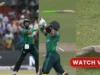 Copa del Mundo T20 2026 (MIRAR): El bate de Sahibzada Farhan se resbala y sale volando en un momento extraño en el campo en el choque PAK vs NAM