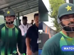 MIRAR: Shadab Khan hace una fuerte declaración durante la interacción con los fanáticos antes del choque Super 8 de la Copa Mundial T20 de Pakistán contra Inglaterra