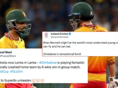 Copa del Mundo T20 2026: los fanáticos se vuelven locos cuando Zimbabwe venció a Sri Lanka para permanecer invicto en el Grupo B