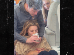 Brooks Nader sufre intoxicación alimentaria durante el vuelo, la ambulancia espera a su llegada