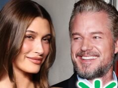 Hailey Bieber dona 20.000 dólares al GoFundMe de Eric Dane tras su muerte por ELA