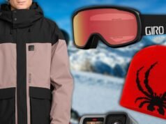 Ropa de snowboard y esquí para los días de nieve polvo