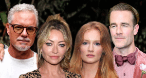 La esposa de James Van Der Beek reacciona ante la muerte de Eric Dane