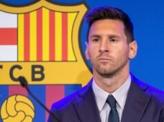 Candidato presidencial del Barcelona utiliza pancarta de Messi en campaña