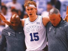 El guardia de BYU Richie Saunders se perderá el resto de la temporada por rotura del ligamento anterior cruzado