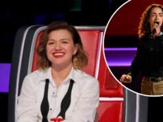 Kelly Clarkson de The Voice dice que está ‘enamorada’ después de una actuación ‘sexy’