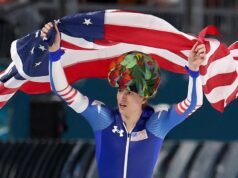 Jordan Stolz gana el récord olímpico de 500 metros en los Juegos de Invierno