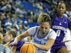 El No. 2 UCLA vence a Washington para ganar parte del título del Big Ten