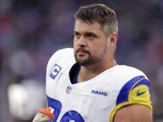 El tackle ofensivo de los Rams, Rob Havestein, anuncia su retiro