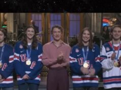 Las estrellas del hockey femenino estadounidense hacen sombra al presidente Trump en ‘SNL’