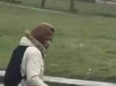 La policía armada se apresura al barrio de Edimburgo donde un cuchillo blande dos armas