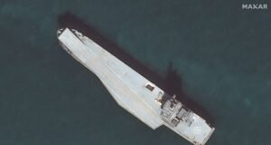 La ‘nave nodriza’ iraní utilizada para lanzar ataques contra aliados y bases occidentales destruidas en ataque estadounidense