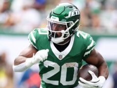 Fuentes: Jets colocan etiqueta de franquicia a la estrella RB Breece Hall