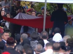 Muere el intento de Sutrisno, el palacio insta al público a ondear banderas a media asta durante 3 días