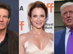 La coprotagonista de Dennis Quaid se alegra de haberlo abofeteado en medio del apoyo a Trump