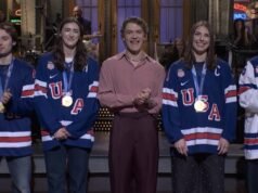 Hilary Knight del equipo de EE. UU. se burla del drama de Trump durante la reunión con los hermanos Hughes