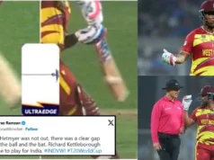 Los fanáticos plantean preguntas sobre el controvertido despido de Shimron Hetmyer durante el choque IND vs WI Super 8 en la Copa Mundial T20 2026