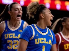 Las mujeres de UCLA dominan a su rival USC para terminar invictas el juego Big Ten